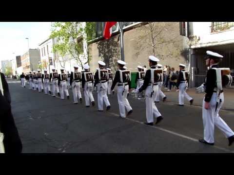 Escuela Naval 2016, Parada Militar Salida de Parque O'Higgins vía  Blanco Encalada y Ejército Libeta
