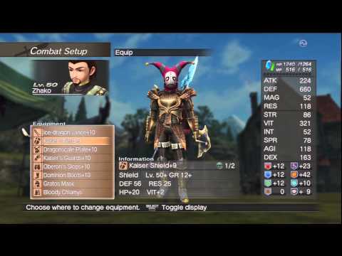 White Knight Chronicles - Best Equipment Setup for Spear!!