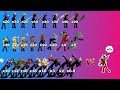 All Stick Figures Vs Mini Kai Rider - Stick War Legacy 