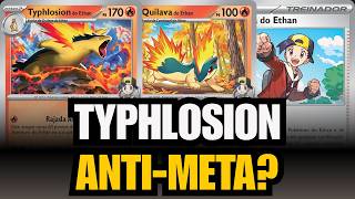 SURPREENDENTE PÓS ROTAÇÃO | DECK DE TYPHLOSION DO ETHAN | POKEMON TCG LIVE