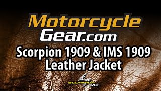 preview picture of video 'Scorpion IMS 1909 Leather Jacket - Motorcyclegear.com'