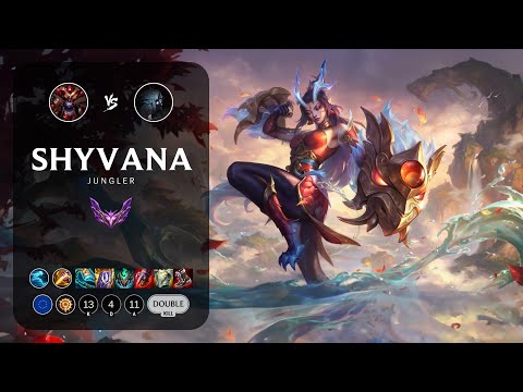 Shyvana Jungle vs Kindred - EUW Master Patch 13.24