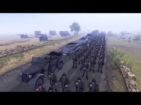 1944 German Counterattack, Battle of Caen | Men of War: Assault Squad 2 Gameplay