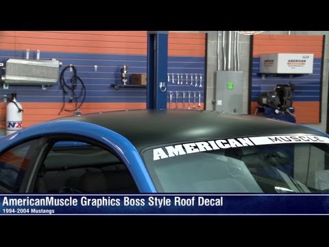 Mustang Boss Style Roof Decal (94-04 All) Review
