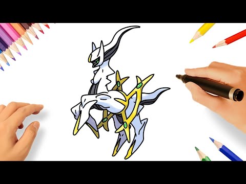 COMMENT DESSINER ARCEUS ÉTAPE PAR ÉTAPE | POKÉMON