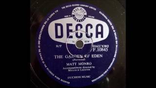 Matt Monro 'The Garden Of Eden' 1957 78 rpm