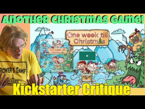 One week till Christmas - Fast fun family board game