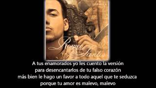 Romeo Santos - Malevo (lyric - letra)