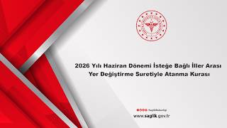 2026 Yılı Haziran Dönemi İsteğe Bağlı İller Arası Yer Değiştirme Suret