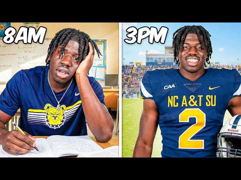 Detailed Day in The Life of a D1 Football Player!