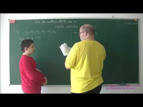 30. Metode de rezolvare a problemelor - Metoda mersului invers (I)