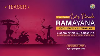 TEASER | LET'S DECODE RAMAYANA [English Recital] | 25th – 31st Dec 2022 | Dwarka, New Delhi