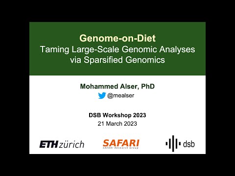 Genome-on-Diet - Talk at DSB Workshop 2023 (Dr. Mohammed Alser)