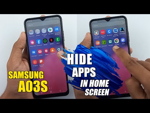 How To Hide Apps - Samsung Galaxy A03s