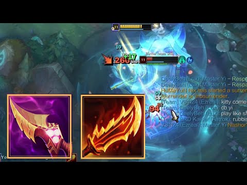 (AP MASTER YI) NASHER TOOTH + RAGEBLADE