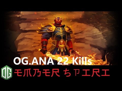 OG.Ana Ember Spirit Patch 7.05 Gameplay With 22 Kills