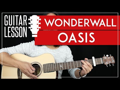 Wonderwall Guitar Tutorial - Oasis Guitar Lesson 🎸 |Easy Chords + Guitar Cover|