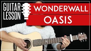 Wonderwall Guitar Tutorial - Oasis Guitar Lesson 🎸 |Easy Chords + Guitar Cover|