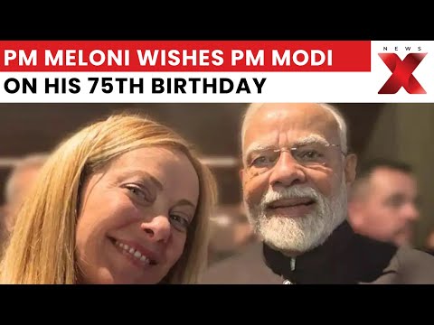 PM Modi Birthday: Italian PM Giorgia Meloni Wishes PM Modi on 75th Birthday, Calls for Stronger Ties