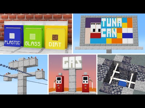 14 MORE City Build Tricks & Decorations in Minecraft Java & Bedrock!