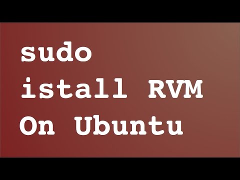 Ubuntu - RVM 및 Ruby 설치