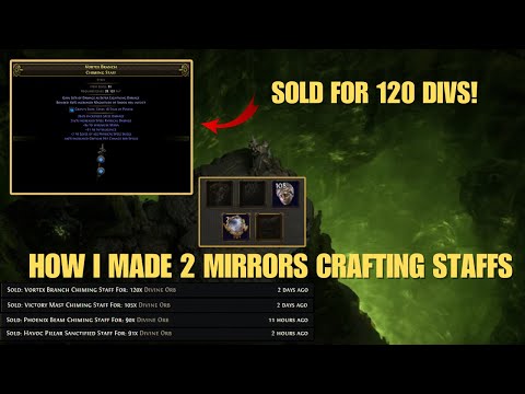 How I made 2 Mirrors Crafting Staffs Poe2 - 0.4