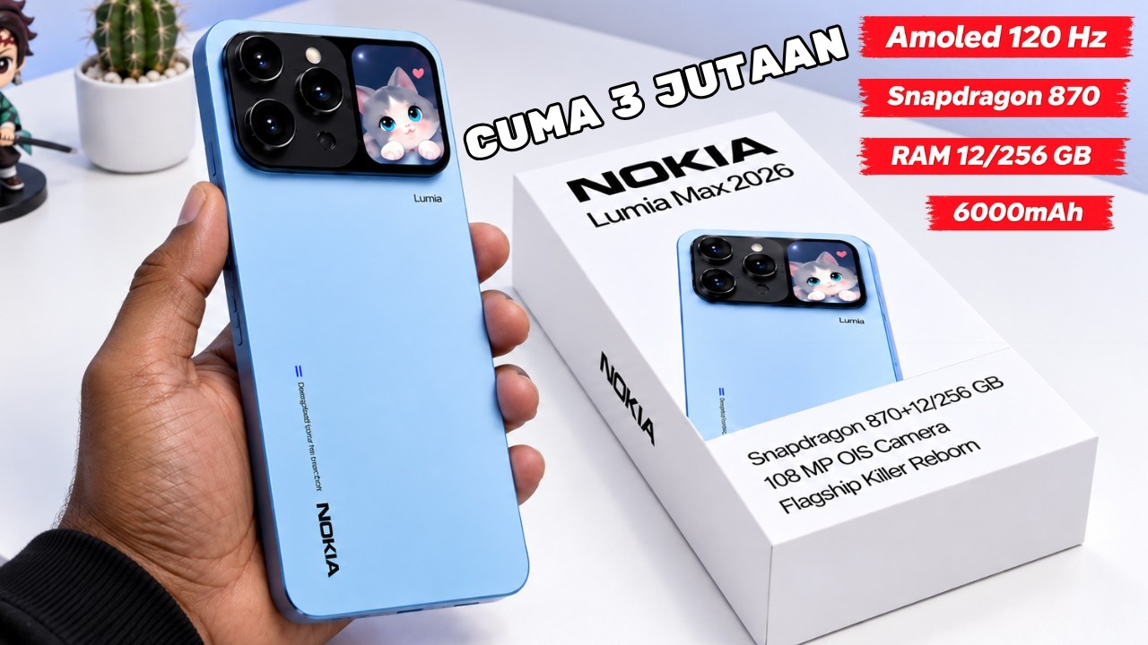 COMEBACK PALING DITUNGGU‼️NOKIA LUMIA MAX 2026 BISA JADI KEJUTAN AKHIR TAHUN?