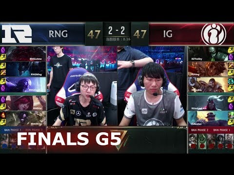 iG vs RNG - Game 5 | Grand Finals S8 LPL Summer 2018 | Invictus Gaming vs Royal Never Give Up G5