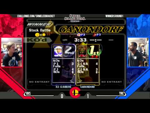 SR - IGIS (Ice Climbers) Vs. Tre (Ganondorf) - Melee Singles WR1
