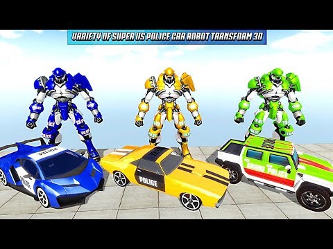 US Robot Police Car Transforming 19 - Level 3