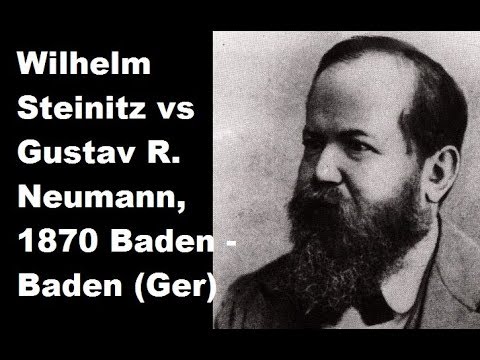 Wilhelm Steinitz vs Gustav R. Neumann - Baden-Baden (1870) #8