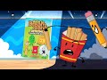 BFDI Offical Character Guide Ad But With Cartoon SFX Bfb Bfdi Tpot