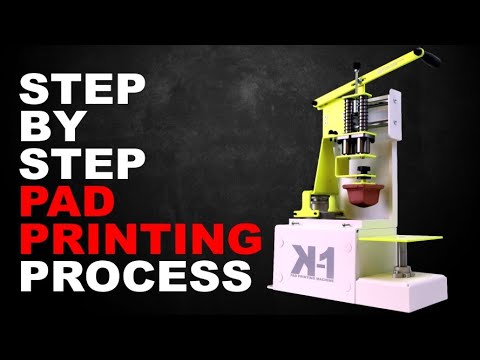 How to use a Pad Printing Machine | Pad Printer Equipment Tutorial Guide & Plate Making Process