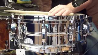 Video thumbnail for Tama Stewart Copeland Signature Snare 14" x 5" - Demo [HD] by SkylarkMusicStudios