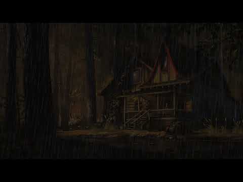 Duerma Instantáneamente en 15 Minutos con Sonido de Lluvia en Techo en el Bosque Brumoso   ASMR