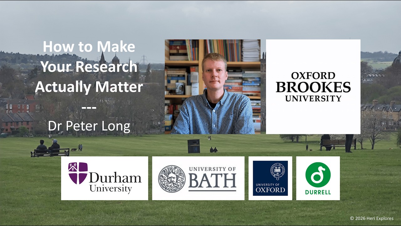 How to Build a Successful Academic Career (From a Global Researcher) | Dr Peter Long