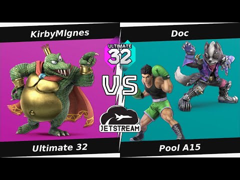 Ultimate 32 Pool A15 - KirbyMlgnes (K. Rool) Vs. Doc (Little Mac, Wolf) Smash Ultimate - SSBU