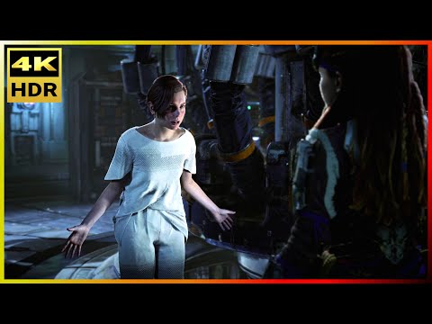 Horizon Forbidon West - Aloy Rescues Her Clone Beta From Far Zenith Humans Scene [4K HDR 60fps]