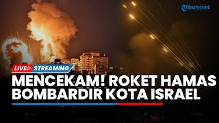 Situasi Mencekam!  Rentetan Roket Hamas Bombardir Kota Ashdod hingga Warga Israel Kepanikan