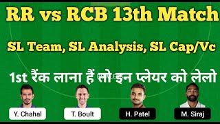 rr vs rcb fantasy team match preview depths analysis