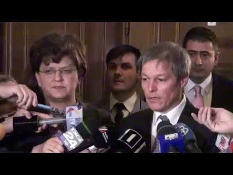 Declarațiile prim-ministrului României, Dacian Cioloș, după ședința comisiilor reunite de afaceri...