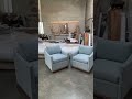 Restoration hardware inspired petite swivel chairs