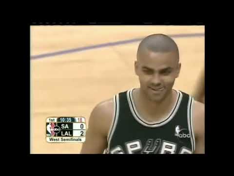 2004 West Semi Finals, San Antonio Spurs vs Los Angeles Lakers Game 3