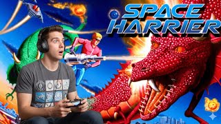 Space Harrier C64 Longplay - Arcade Shooter Perfected