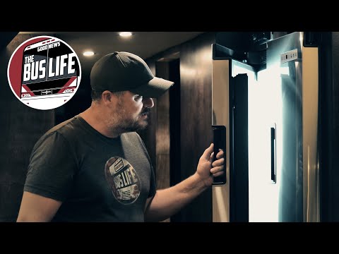 Installing the Norcold 12V RV Polar Elite N15DC Refrigerator in our Bus Conversion!