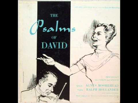 Agnes Moorehead, Ralph Hollander ~ The Psalms Of David