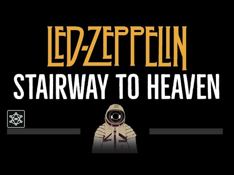 Led Zeppelin • Stairway To Heaven (CC) 🎤 [Karaoke] [Instrumental Lyrics]
