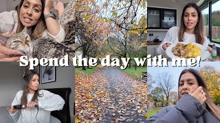 Spend The Day With Me 🍁 || Solo Morning Walks, A Day To Myself, Storytime, Food & More!