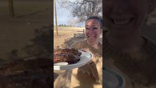 BBQ beef ribs on the grill!! #foodvlog  #grillmaster #grilledmeat #bbqfood #grilltime