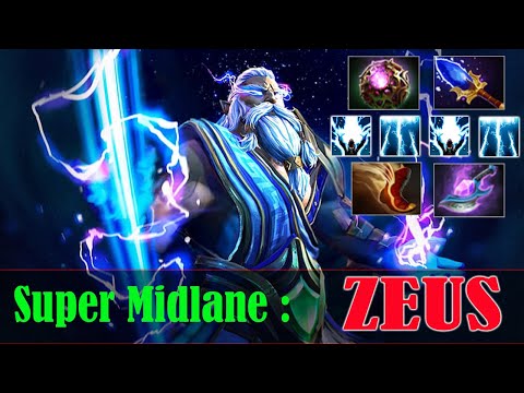 Miracle [ZEUS] Super Heavy Thunder God Zeus Nonstop Spam Skill 22 Kill
